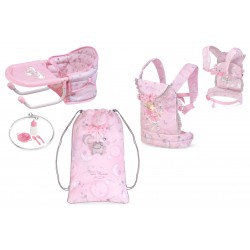 Set de Voyage pour Poupées avec Chaise Haute 3 en 1 Magic María DeCuevas Toys 60034