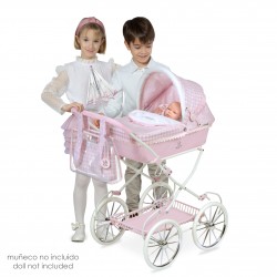 DeCuevas Toys Niza Chariot de poupées pliable avec parasol 81046 | DeCuevas Toys