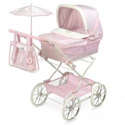 DeCuevas Toys Niza Chariot de poupées pliable avec parasol 82046