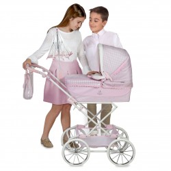 DeCuevas Toys Niza Chariot de poupées pliable avec parasol 82046 | DeCuevas Toys
