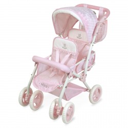Decuevas Niza Chariot de poupée pliable double 90346