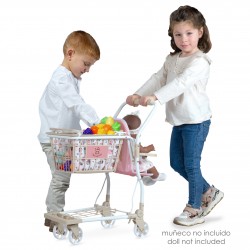 Chariot Supermarché Sweet avec accessoires et porte-bébé DeCuevas Toys 52148 | DeCuevas Toys