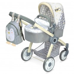 Pipo 3 en 1 Chariot pliable pour poupées DeCuevas Toys 80547