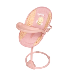 Chaise haute Balançoire 3 en 1 pour poupées Honey DeCuevas 51570