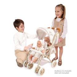 Poussette de Poupées Jumelle Pliable Verona DeCuevas 90378 | DeCuevas Toys