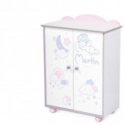Armoire pour Poupées en Bois Martín DeCuevas Toys 55229 | DeCuevas Toys