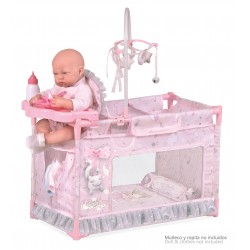 Berceau Aire de Jeux Table à Langer Petit de Poupées Magic María DeCuevas Toys 53134