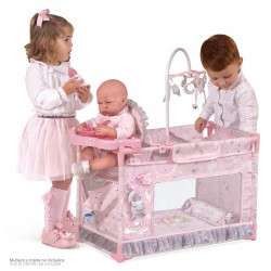 Berceau Aire de Jeux Table à Langer Petit de Poupées Magic María DeCuevas Toys 53134 | DeCuevas Toys